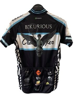 Apogee Croix De Fer Unisex Short Sleeve Full Zip Cycling Jersey (M S/W L)